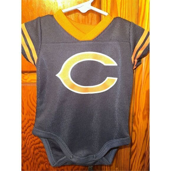 Chicago Bears Baby Boys Girls Dazzle Bodysuit -  NFL team apparel 3-9 Months - Picture 1 of 3